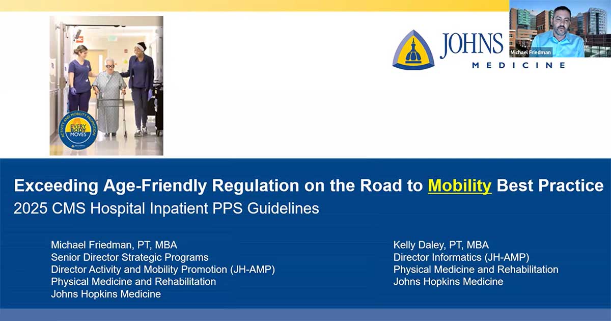Screenshot of Age-Friendly Mobility - Meeting & Exceeding CMS Regulatory Requirements