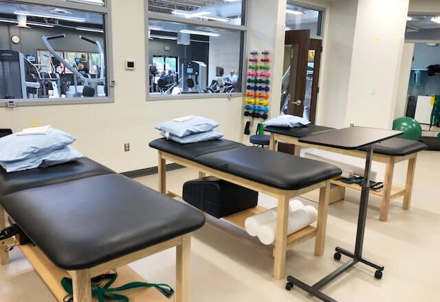 Johns Hopkins Rehabilitation Network clinic at Coppermine Health &amp; Fitness center in Timonium