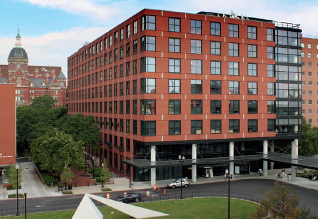 Outside shot of the Johns Hopkins Outpatient Center