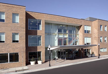 The exterior of the David M. Rubenstein Child Health Building.