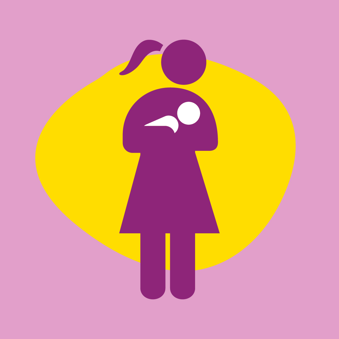 icon of a woman breastfeeding