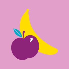 banana and apple