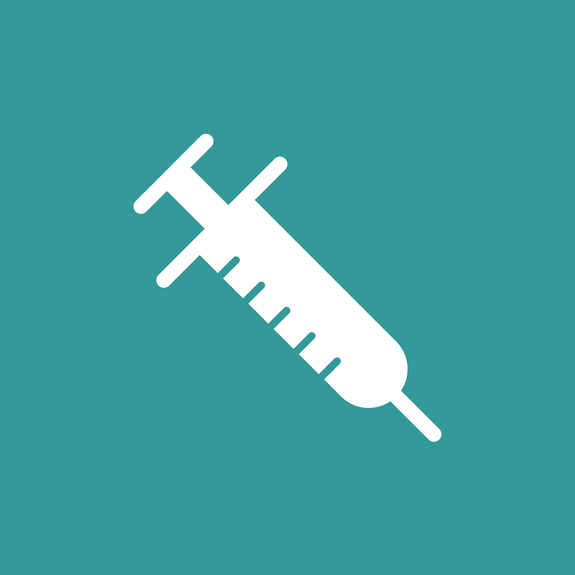 an illustration of a syringe
