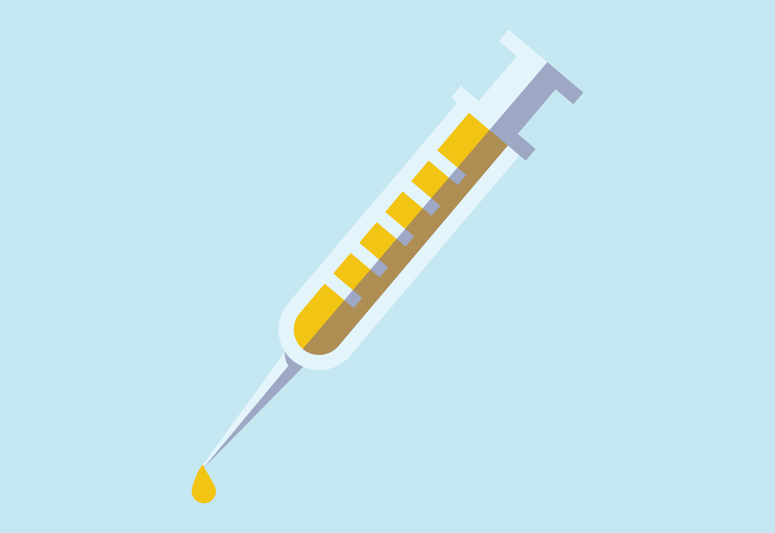 Icon of syringe illustrating flu shot