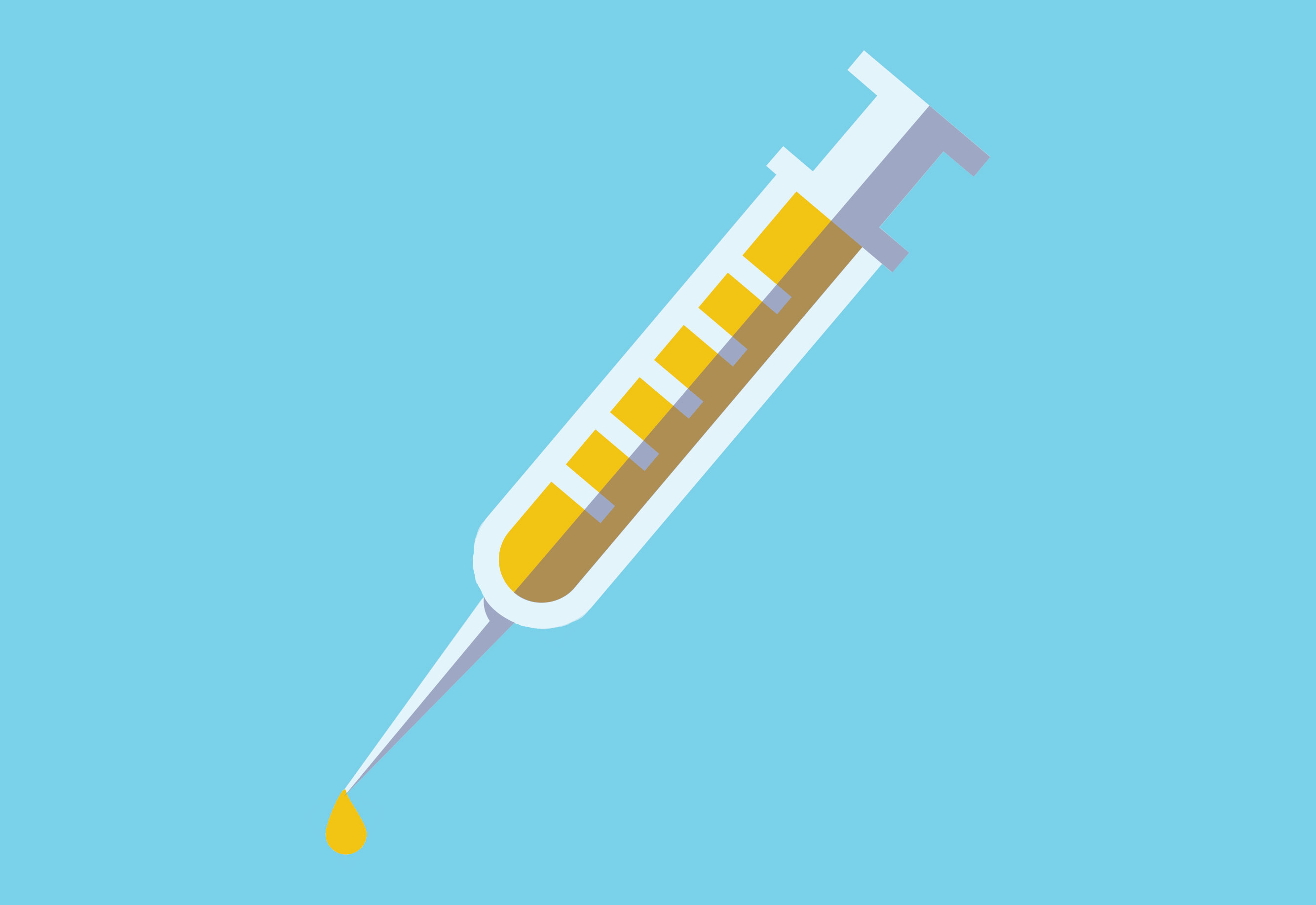 illustration of a syringe