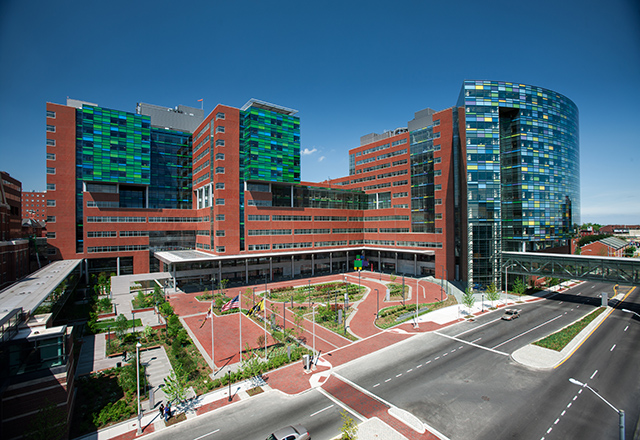 Johns Hopkins Hospital in East Baltimore