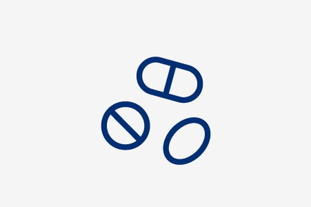 oval pill, round pill, capsule