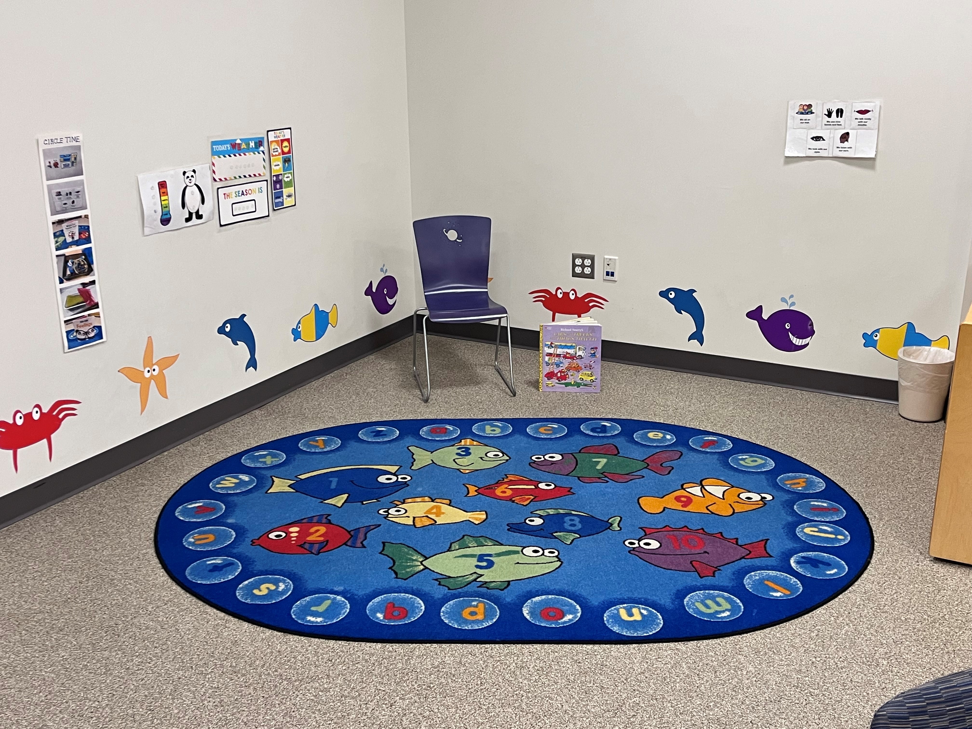Johns Hopkins Bayview Preschool IOP Circle Time Space
