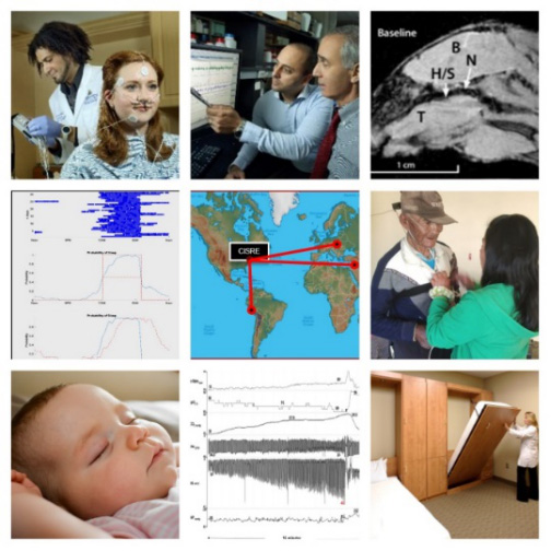 Research labs and data graphs - Johns Hopkins Center for Interdisciplinary Sleep Research and Education (CISRE)