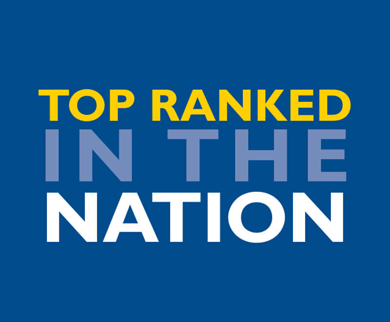 top ranked in the nation text