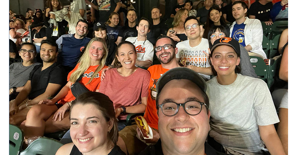 residents at the Orioles game