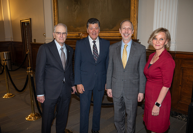 Left to right: William Brody, Elias Zerhouni, Jonathan  Lewin, Karen Horton.