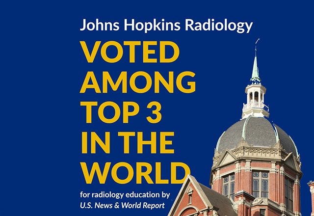 Johns Hopkins Ranked Among Top 3 in World for Radiology Education