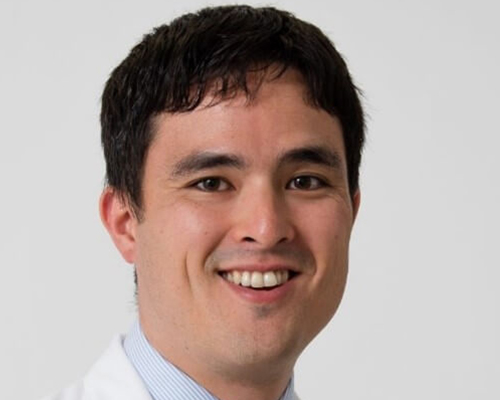 A photo of Brandon Oto, PA-C, FCCM.