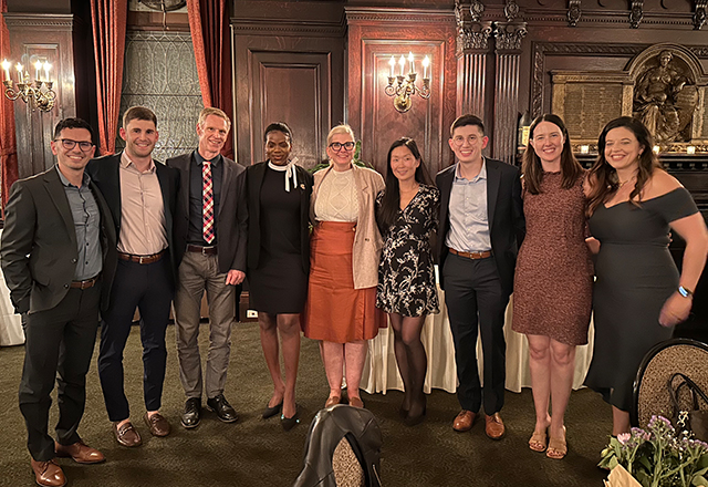 A photo from the Johns Hopkins postgraduate critical care residency for physician assistants.