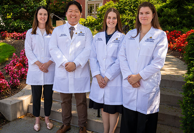 A photo of critical care physician assistant residents.