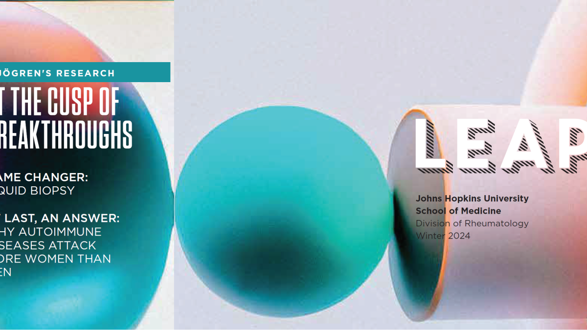 LEAP winter 2024 teal and grey graphic