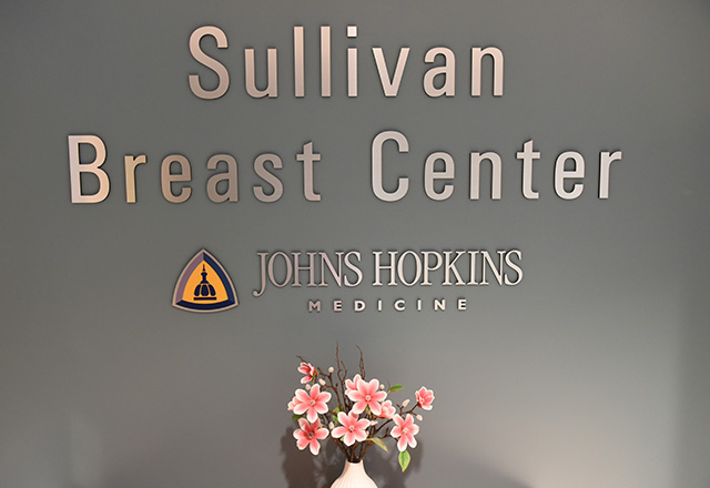Sullivan Breast Center sign