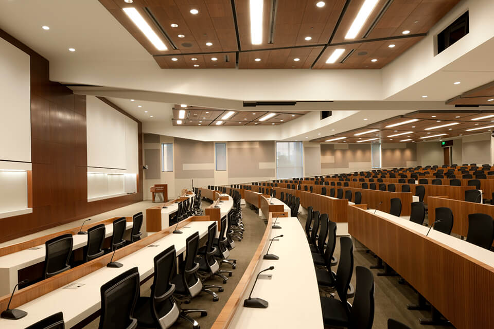 The lecture hall of the Armstrong Building.