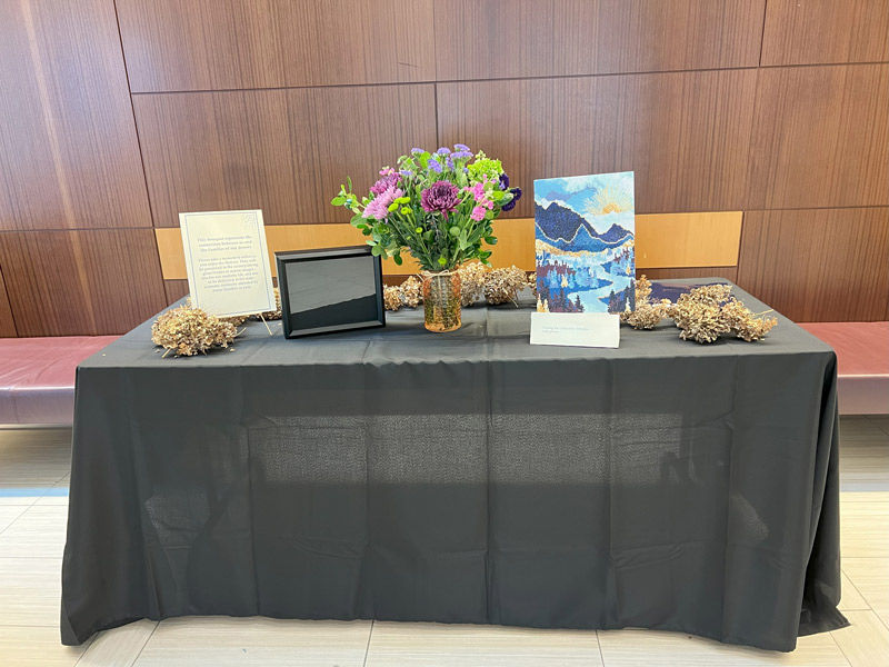 table at the anatomy memorial