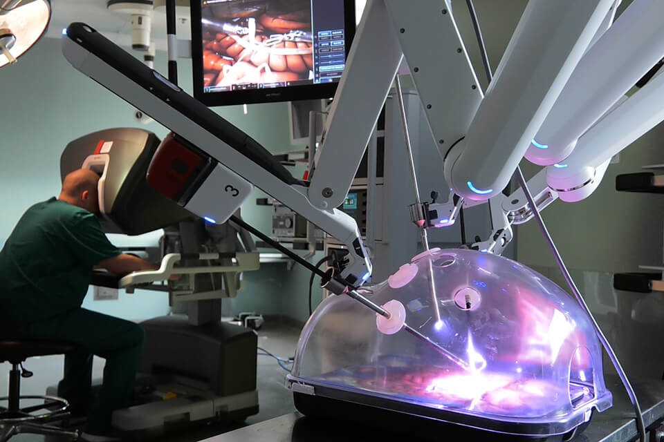 The da Vinci Research Kit, which performs minimally invasive robotic surgery.