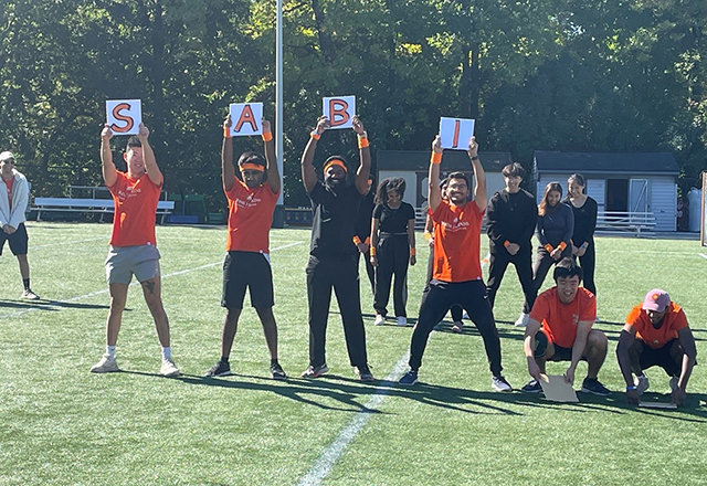 sabin group posing for CAP olympics