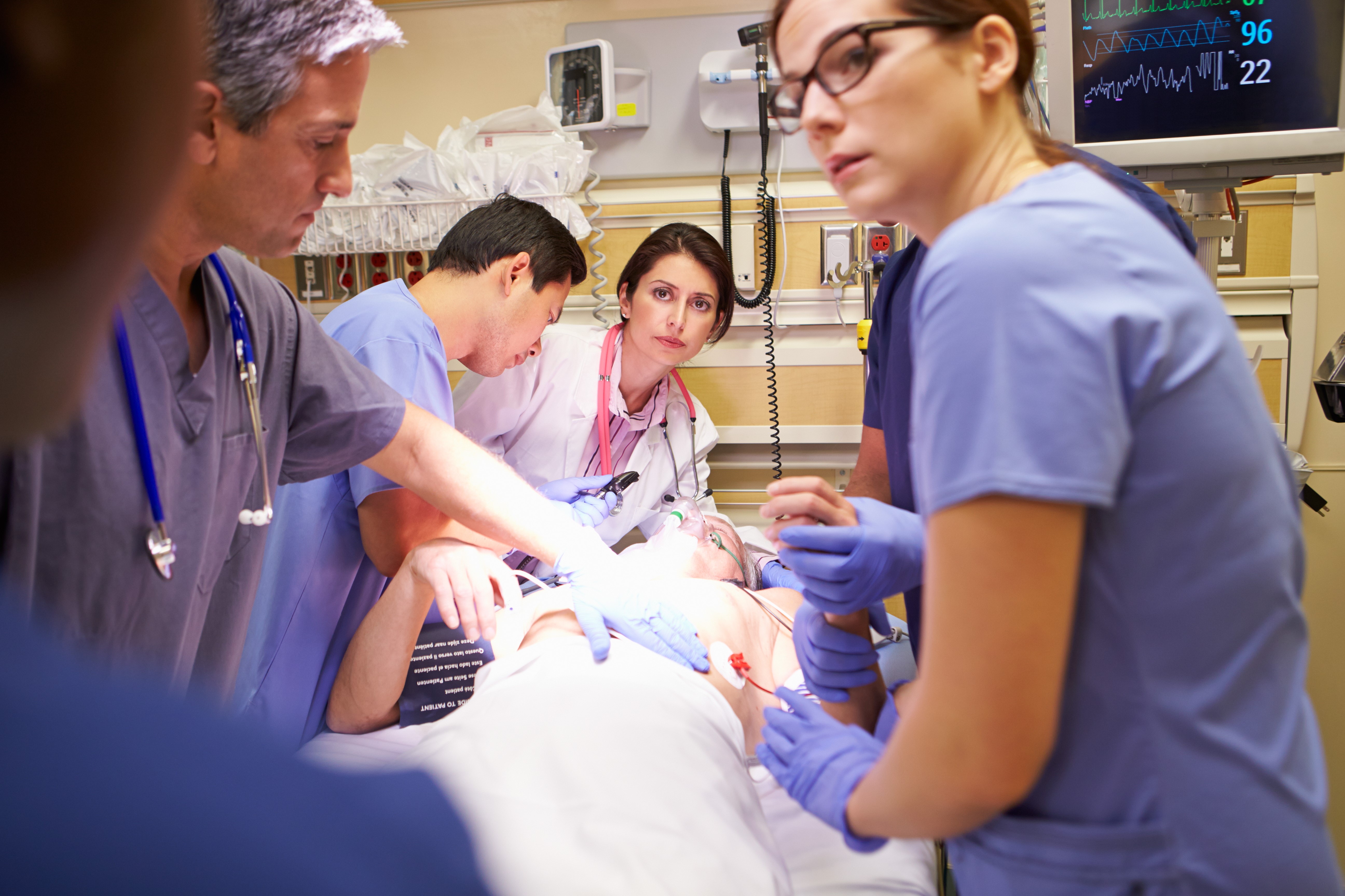 emergency department staff
