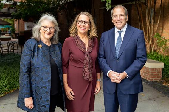  Judy and Peter Kovler, with Andrea Richardson