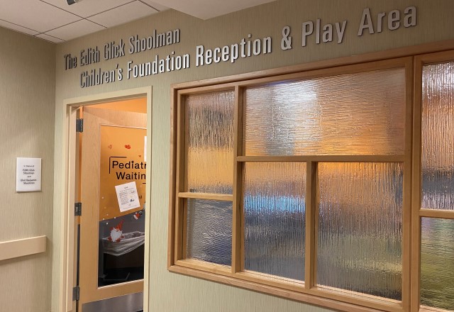 The Edith Glick Schoolman Children's Foundation Reception Area