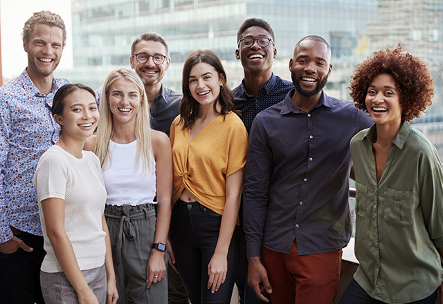 colorectal surgery - group of diverse young adults