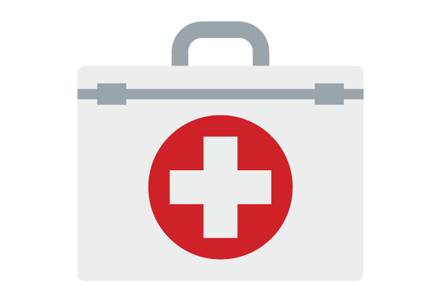 thoracic surgery - medical kit graphic icon