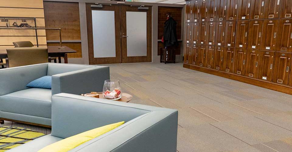 Academy Main Entrance and Lockers
