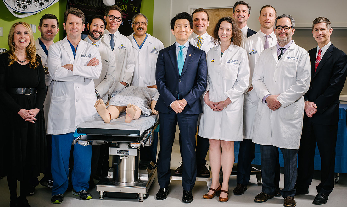 penis transplant - group picture of the reconstructive surgery team at johns hopkins