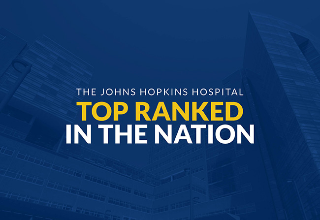 The Johns Hopkins Hospital Top Ranked in the Nation