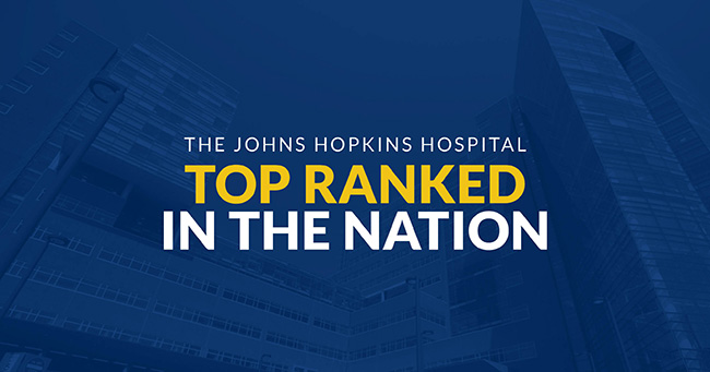 The Johns Hopkins Hospital Top Ranked in the Nation