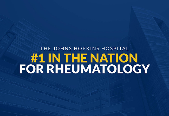 The Johns Hopkins Hospital #1 in the Nation for Rheumatology