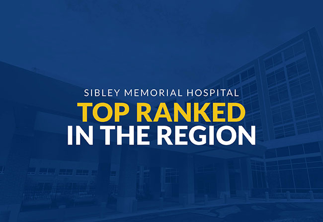 Sibley Memorial Hospital Top Ranked in the Region