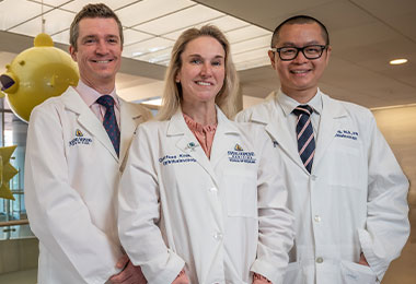Wilmer’s Pediatric Anterior Segment Team — Jefferson Doyle, Courtney Kraus and Bo Wang