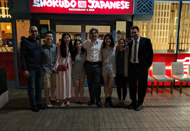 A group outing for members of the Kashani Lab in 2016