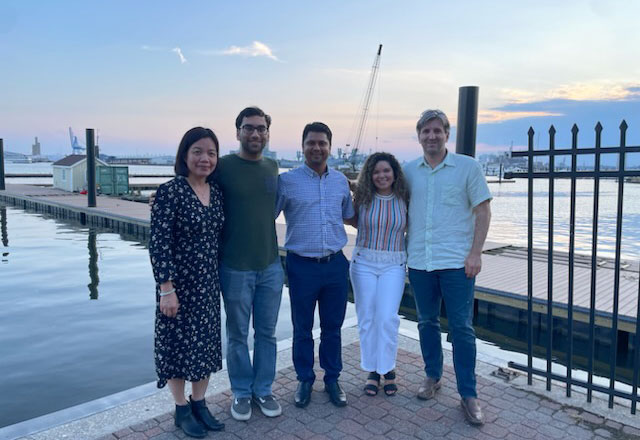 A group outing for members of the Kashani lab in 2023