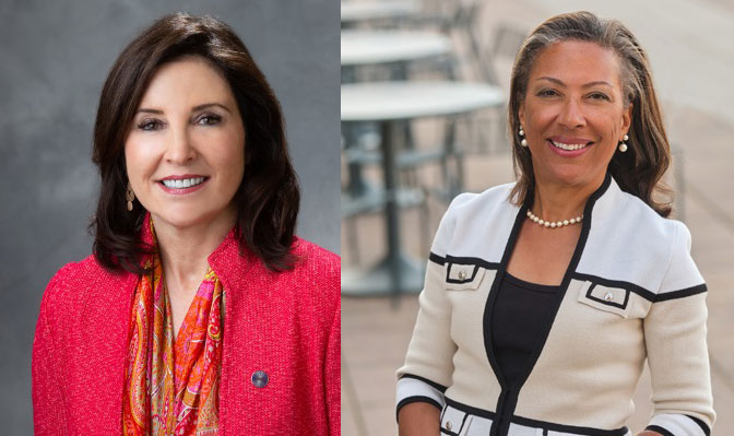 Doctors Anne Coleman on left and Tamara Fountain on right