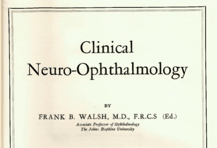 Old journal page titled Clinical Neuro Ophthalmology