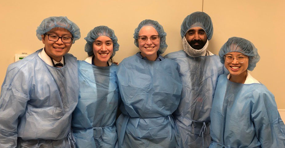 Wilmer residents gather before surgical training