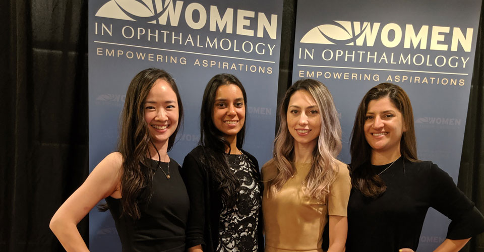 Wilmer residents at Women in Ophthalmology conference
