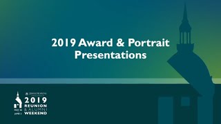 2019 Award  Portrait Presentations