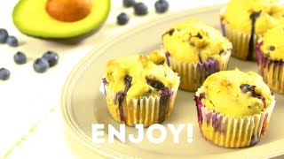Avocado Blueberry Muffin Recipe