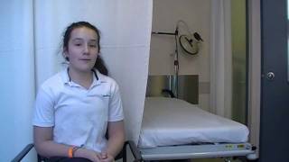 Nora describes her orthopaedic brace