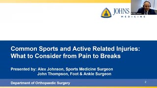 Common Sports and Activity Related Injuries What to Consider from Pain to Breaks