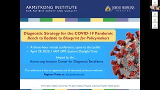 Diagnostic Strategy for the COVID19 Pandemic  Bench to Bedside to Blueprint for Policymakers