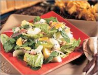 Orange-walnut salad